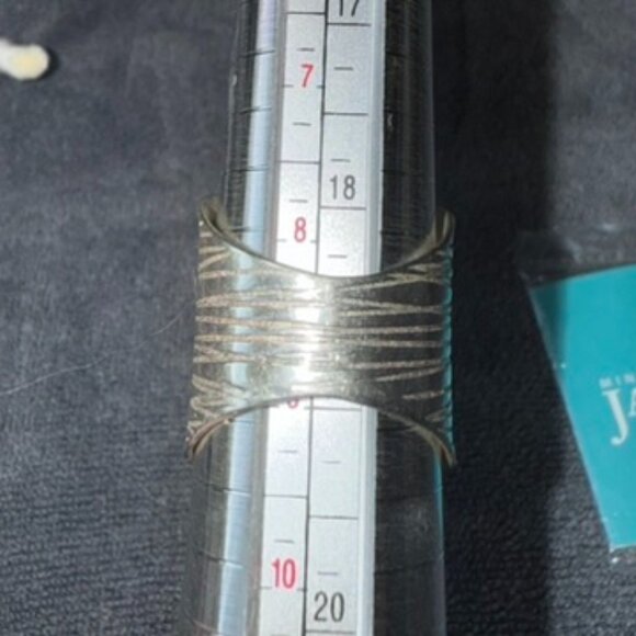 Vintage Jay King Desert Rose Trading (DRT) Turquoise Sterling Silver Ring Size 9 - Picture 3 of 4